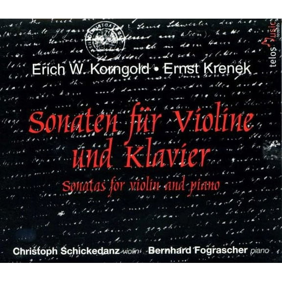 Bernhard Fograscher - Sonatas for Violin & Piano - Classical - CD