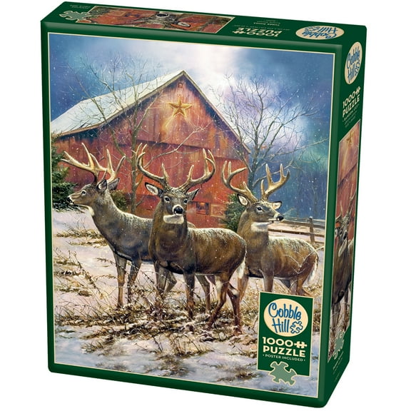 Cobble Hill 1,000 piece puzzle - Three Kings - reference poster included