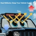 thumbnail image 5 of Uorisanigo Windshield Sun Shade for Jeep Wrangler TJ JK JKU 1997-2018 Cute Big Eyes Print Car Shade Heat Shield Windshield Cover Bolck UV Rays & Protect Car Interior, 5 of 7