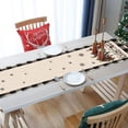 thumbnail image 4 of Buffalo Plaid Christmas Trees Table Runner, Merry Xmas Watercolor Snowflake Home Kitchen Decor, Seasonal Winter Holiday Farmhouse Burlap Dining Decoration Party Supply 13 x 72 Inches, 4 of 6