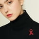 thumbnail image 2 of Broche de solapa con lazo de diamantes de imitación para concienciar sobre el cáncer, broche de aleación para el Día Mundial contra el Cáncer, broche creativo para ropa, 2 of 8