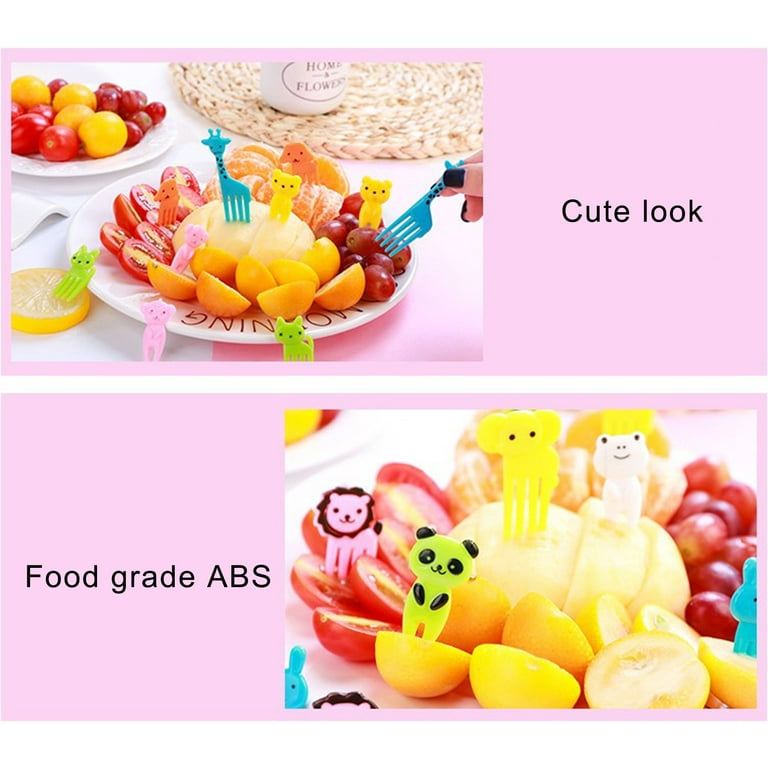 Cute Animal Food Picks Fruit Toothpicks for Kids, Fun Kids Food Picks for  Picky Eaters, 10PCS Reusable Toddler Food Pick, Kids Lunch Accessories for  Lunch Box - BPA Free 