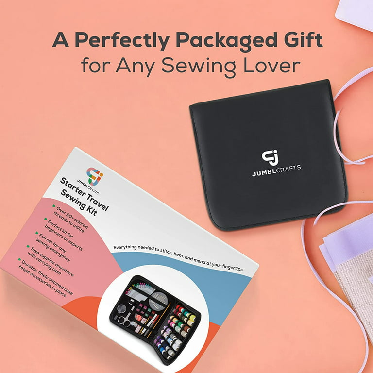 Meidong Sewing Kit for Home, Travel & Emergencies - Filled with