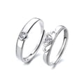 thumbnail image 2 of Sterling Silver Crown Couple Ring Adjustable Opening For Men And Women Fashion Jewelry Nation Style Gem Inlays, 2 of 4