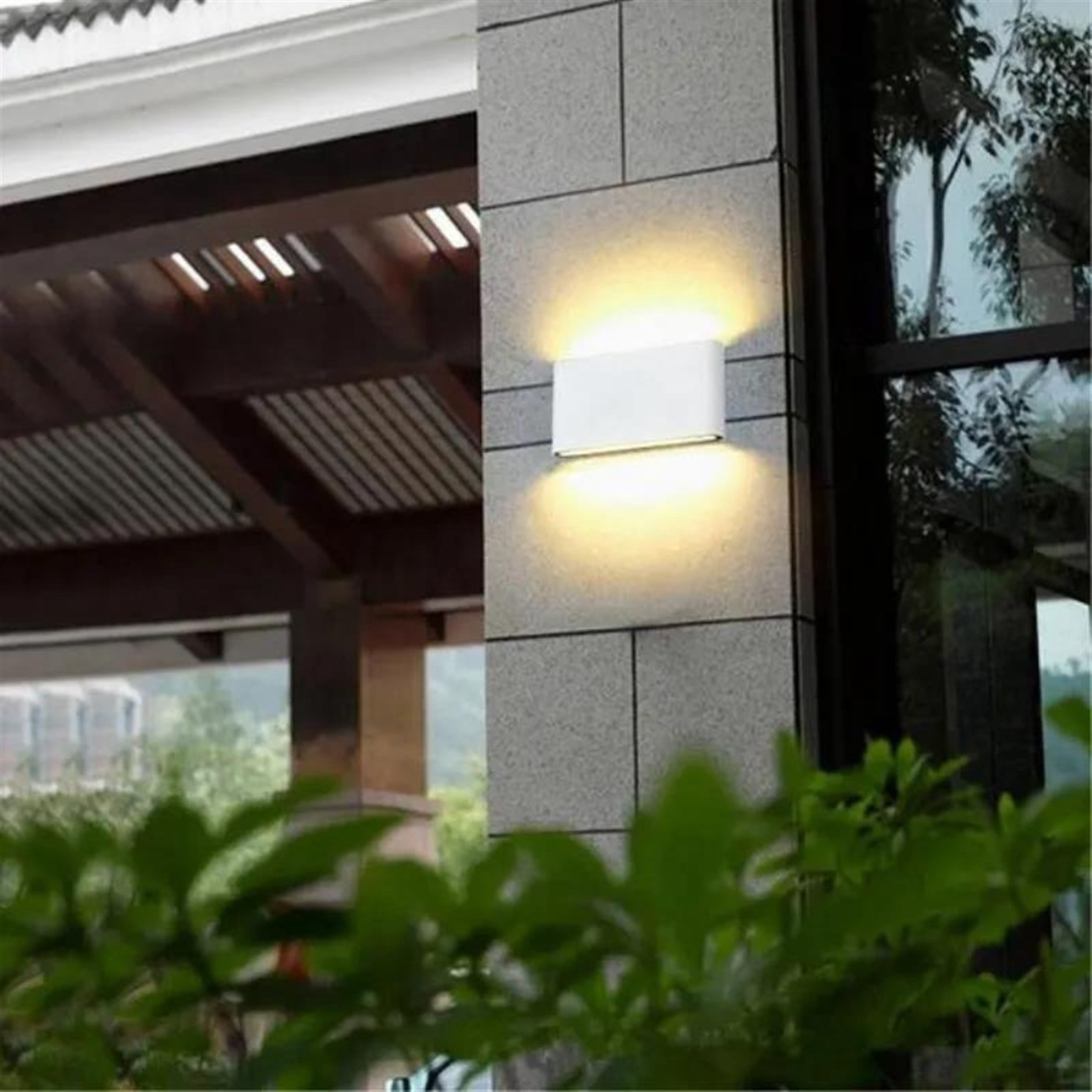 Indoor Bedroom Living Room Stairs Wall Light Outdoor Waterproof Garden Lighting Aluminum 6W 12W Wall Lamp