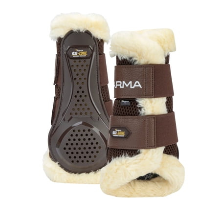 Shires ARMA OXI-ZONE SupaFleece Brushing Boots - Breathable Impact Protection Horse Leg Boots Xfull