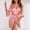 Pink, variant on Gift TIMIFIS Pinks Silk Robes for Women Plus Size Bride Bridesmaid Party Satin Bathrobe V Neck Sleepwear Loungewear Dressing Gowns with 3/4 Sleeve - Spring/Summer