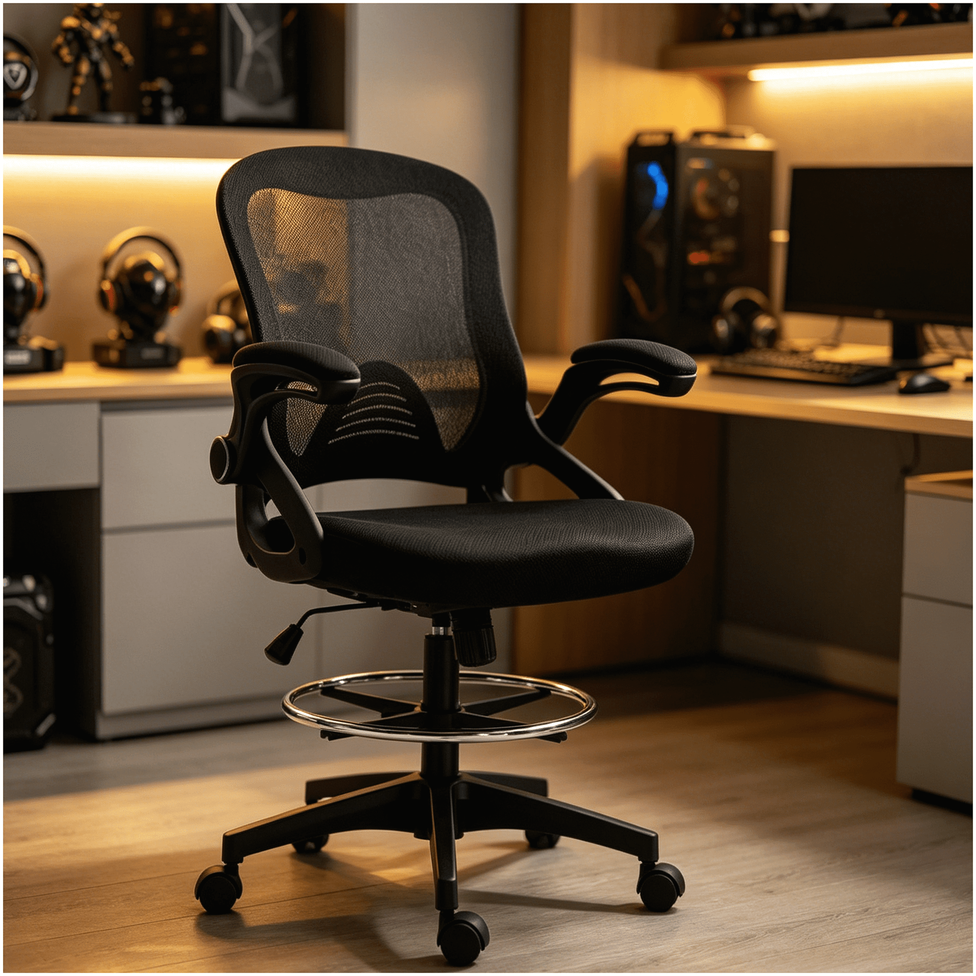 ergonomic adjustable height office chair product
