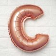 thumbnail image 6 of Efavormart Rose Gold 16" tall Alphabet Letters / Number Foil Balloons Party Wedding Decorations Graduation New Year Party- C, 6 of 7