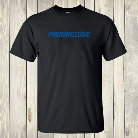 PROGRESSIVE Insurance Company Logo Men Funny T-Shirt Size S-5XL