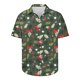 thumbnail image 5 of Camisas de Manga Larga para Hombres, Botón de Impresión Blusa de Cuello, Camisa de Poliéster de Moda Casual, 5 of 5