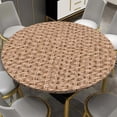 thumbnail image 2 of Elastic Round Tablecloth Washable Fitted Table Cover for Indoor and Outdoor Dining Table Cloth Protector,36"- 44", 2 of 4