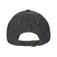 thumbnail image 5 of ZICANCN Bear Graffiti Adjustable Baseball Cap Women , Hats for Men Adult Washed Cotton Denim Baseball Caps Fashion Black, 5 of 8