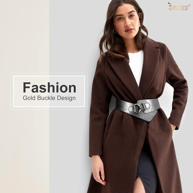 Wide Elastic Stretch Waist Belt Women display picture 3
