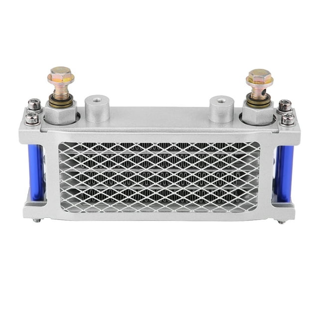 Oil Cooler Radiator Engine Oil Cooler Radiator Motorcycle 65ml Oil Cooler Engine Oil Cooling Radiator System Kit For GY6 Engine Silver