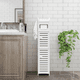 thumbnail image 3 of Estante Organizador para Baño Practiksa 4 Niveles Esquinero Mueble para baño, 3 of 5