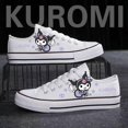 thumbnail image 1 of Sanrio My Melody Zapatos Cinnamoroll Kuromi Zapatos de lienzo de alto nivel Mujeres Zapatos de pareja casual 2024 Primavera / Verano Nuevas zapatillas Lolita, 1 of 6