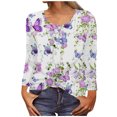 thumbnail image 2 of ICHUANYI Clearance Fashion Women Print Long Sleeve Comfortable Breathable Round-Neck Sweatshirt ICHUANYI "ICHUANYI", 2 of 5