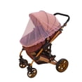 thumbnail image 1 of DEBGFS Baby Stroller Pram Mosquito Insect Shield Net Safe  Protection Mesh Stroller Accessories Mosquito Net 150cm,Pink, 1 of 5
