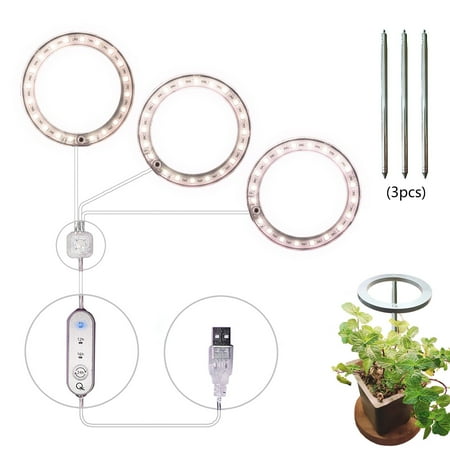 

okwish Plant Growth Lamp Led Full-Spectrum Sun-Like Indoor Household Telescopic Pole Fleshy Fill Light