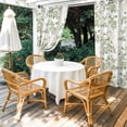 thumbnail image 2 of Sage Green Fruit Outdoor Curtains for Patio Waterproof,Windproof Privacy Curtains with Weighted Bottom,Vintage Plant Nature Botanical Flower Outside Drapes for Picnic Garage Yard 54"x95" 2 Panel, 2 of 8