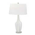 thumbnail image 1 of Sagebrook Home Lampe de Table Multifacettes en Résine 28 Pouces, Blanc, 1 of 1