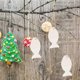 thumbnail image 2 of 32pcs Diy Wooden Slices Blank Wooden Chip Craft Cutout Fish Wooden Slices, 2 of 3