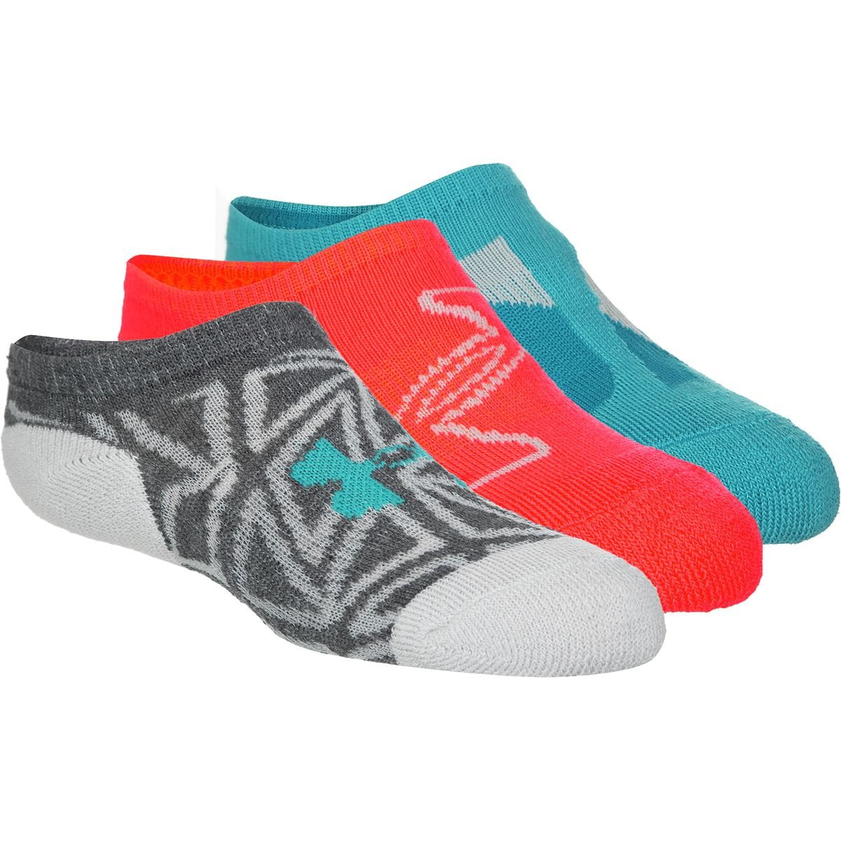 Under Armour UA Next 2.0 Solo Sock 3 Pack Girls' Pacific Blue