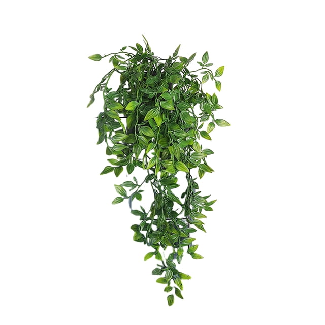 Toystoory Plantas colgantes artificiales realistas: naturaleza en interiores sin preocuparse por regar al aire libre enredadera de pared falsa en Flores artificiales Datura