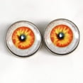 thumbnail image 2 of Yellow and Orange Spooky Sew-On Button Glass Eyes, 2 of 6
