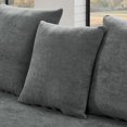 thumbnail image 7 of Newest 110.25x67'' Modern Upholstered L-Shape Sectional Sofa Couch, Modular Compressed Sofa with Free Combination for Living Room Bedroom, Melange Velvet, Grey, 7 of 7