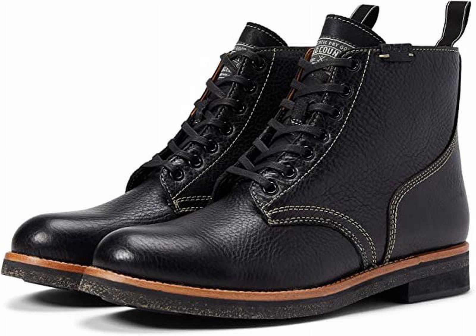Polo by Ralph Lauren Sport- Lug Loc Lace up boots- suede upper- Rubber soles -9D POLO RALPH LAUREN Men s Oslo High Leather-Suede Boot Black  main image 4