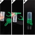 thumbnail image 3 of Automatic Bird Water Bottle 10 Pcs 60ml Automatic Bird Feeder and 2 Pcs Plastic Pet Food Scoops Bird Water Bottle Drinker Container Food Dispenser Hanging in Birds Cage Green 1set DIY, 3 of 7