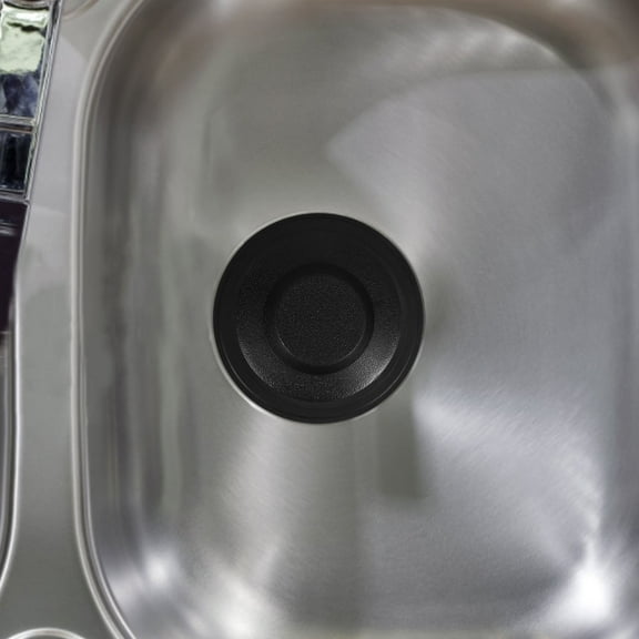 Siliaire 1Pcs Kitchen Sink Stopper for Garbage Disposal in Black Rubber Material 3.4x3.4x1.4in