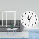 thumbnail image 2 of Mesita de noche de acrílico,Mesa auxiliar de acrílico transparente Mesa auxiliar transparente en capas,Mesa pequeña de acrílico,mesita de noche pequeña,compacta,Reloj de pared,Reloj de, 2 of 8