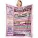 thumbnail image 1 of LHSHID 18 Year Old Girl Birthday Gifts 18th Birthday Decorations Blanket for Girls Birthday Gift Ideas for Daughter Granddaughter Son Grandson Soft Cozy Flannel Throw Blanket for Bed Sofa Christmas, 1 of 6