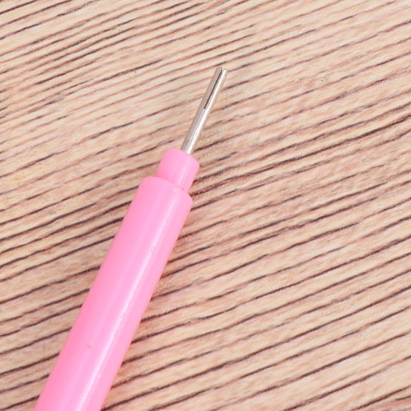 OUNONA 10Ud Instrumentos Para Papel Quilling Color Rosa Con Ergonómico Para Creación De Patrones Artesanales
