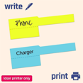 thumbnail image 2 of 1440Pcs Cable Labels Colorful Waterproof Cord Labels Stickers Tear Flexible Works Cord Identification Labels, 2 of 6