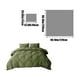 thumbnail image 3 of Juego de funda nórdica de 3 piezas en color liso | Funda nórdica tamaño king de 228 x 228 cm con 2 fundas de almohada | Juego de cama de poliéster para adultos, niños y estudiantes | Suave,, 3 of 6