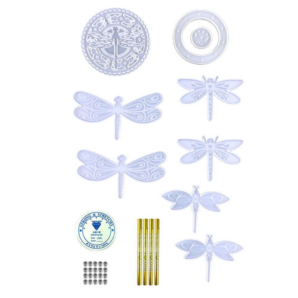 Julam Dragonfly Wind Chime Mold Diy Decoration Dragonfly Wind Chime