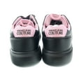 thumbnail image 4 of Versace Jeans Couture Black/Pink V-Logo Court Lace Up Sneakers-9 for Womens, 4 of 4