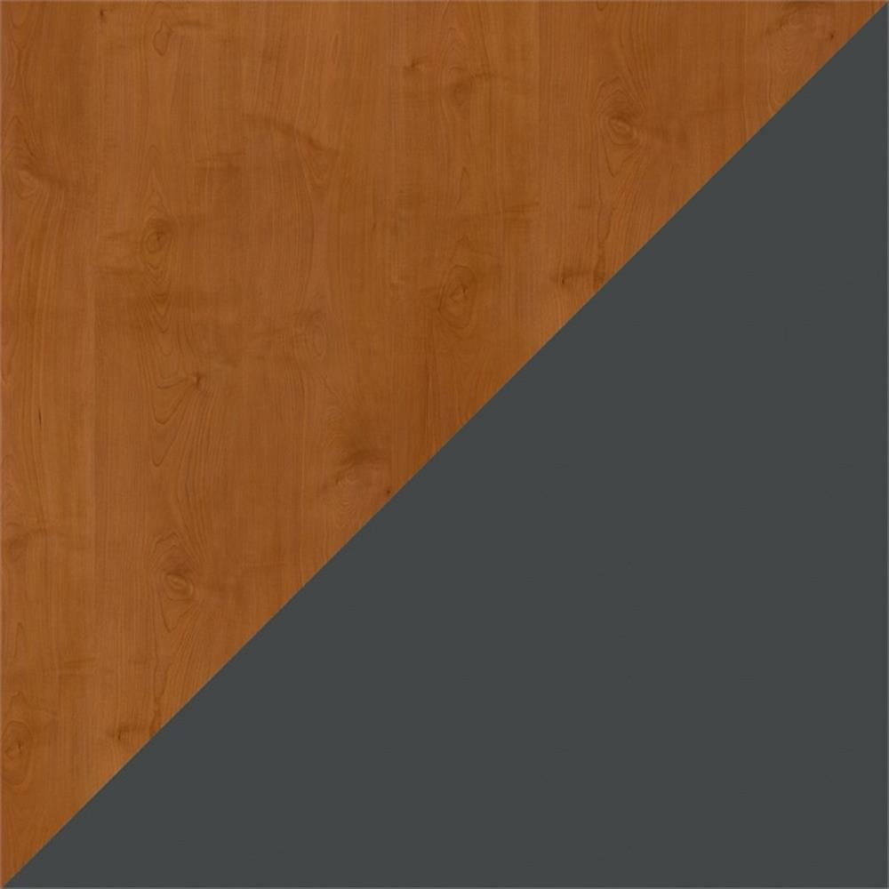 Series A 83" L Shaped Executive Desk in Natural Cherry - Engineered Wood