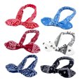thumbnail image 1 of Guardurnaity 6 unids/set diademas con nudo para un aspecto moderno disponible en varios colores diademas con lazo anudado bandas para el cabello Accesorio para el cabello, 1 of 6