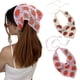 thumbnail image 1 of 2 uds. Pañuelos de pelo florales de ganchillo para mujeres y niñas, pañuelos de pelo de punto con patrón de hongo de fresa, pañuelo de pelo de ganchillo de estilo dulce, 1 of 2