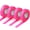 Pink, variant on 800FT Flourescent Flagging Tape, Non-Adhesive Plastic Ribbon Neon Marking Roll, for Tree Marking, Hunting Trail Tape, Boundaries and Hazardous Areas Marking, 4 Colors 0.78'' X 200'