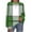 Green #2, variant on Womens Striped Oversized Sweatshirt Color Block Crew Neck Long Sleeve Casual Loose Pullover Top Y2K Clothes