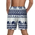 thumbnail image 3 of Kdxio Sea Underwater Animals1 Print Men'S Swim Trunks With Compression Liner 7 Inch Inseam Quick Dry Swim Shorts, 3 of 7