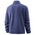 thumbnail image 4 of Fleece Shirts for Men Big and Tall M-5XL Plus Size Long Sleeve Button Stand Collared Pullover Sweatshirts Casual Solid Warm Basic Tops, 4 of 8