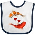 thumbnail image 3 of Inktastic Koi Carp Fish Japanese Boys or Girls Baby Bib, 3 of 4
