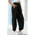 thumbnail image 3 of chouyatou Women's Sports High Waisted Loose Baggy Fleece Gym Jogger Sweatpants with Pocket, 3 of 5